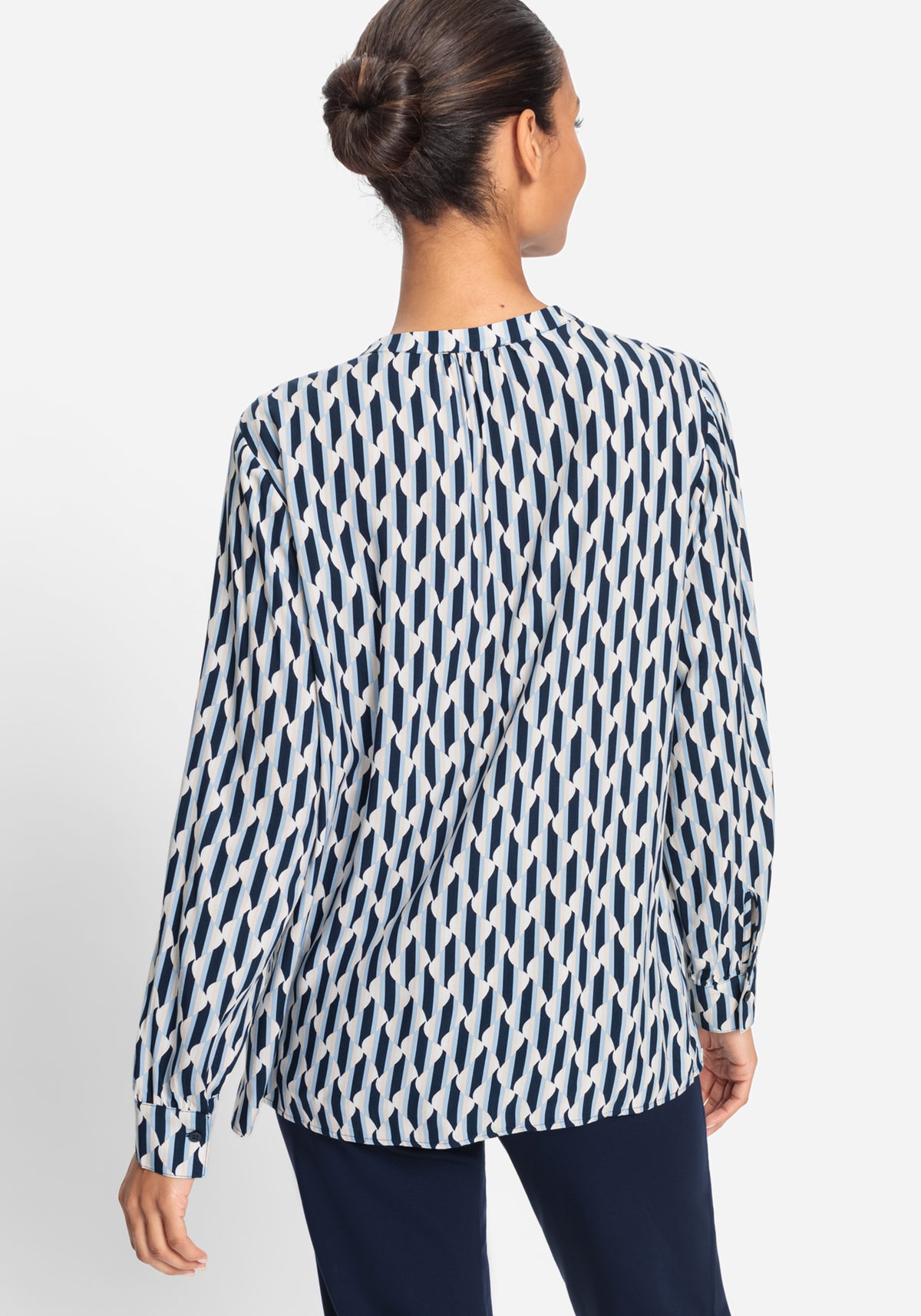 Geo Print Tunic Shirt