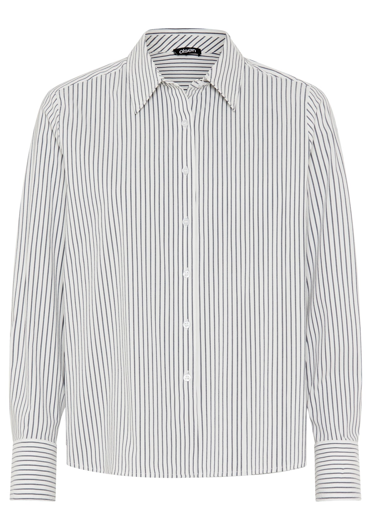 Striped Cropped Shirt