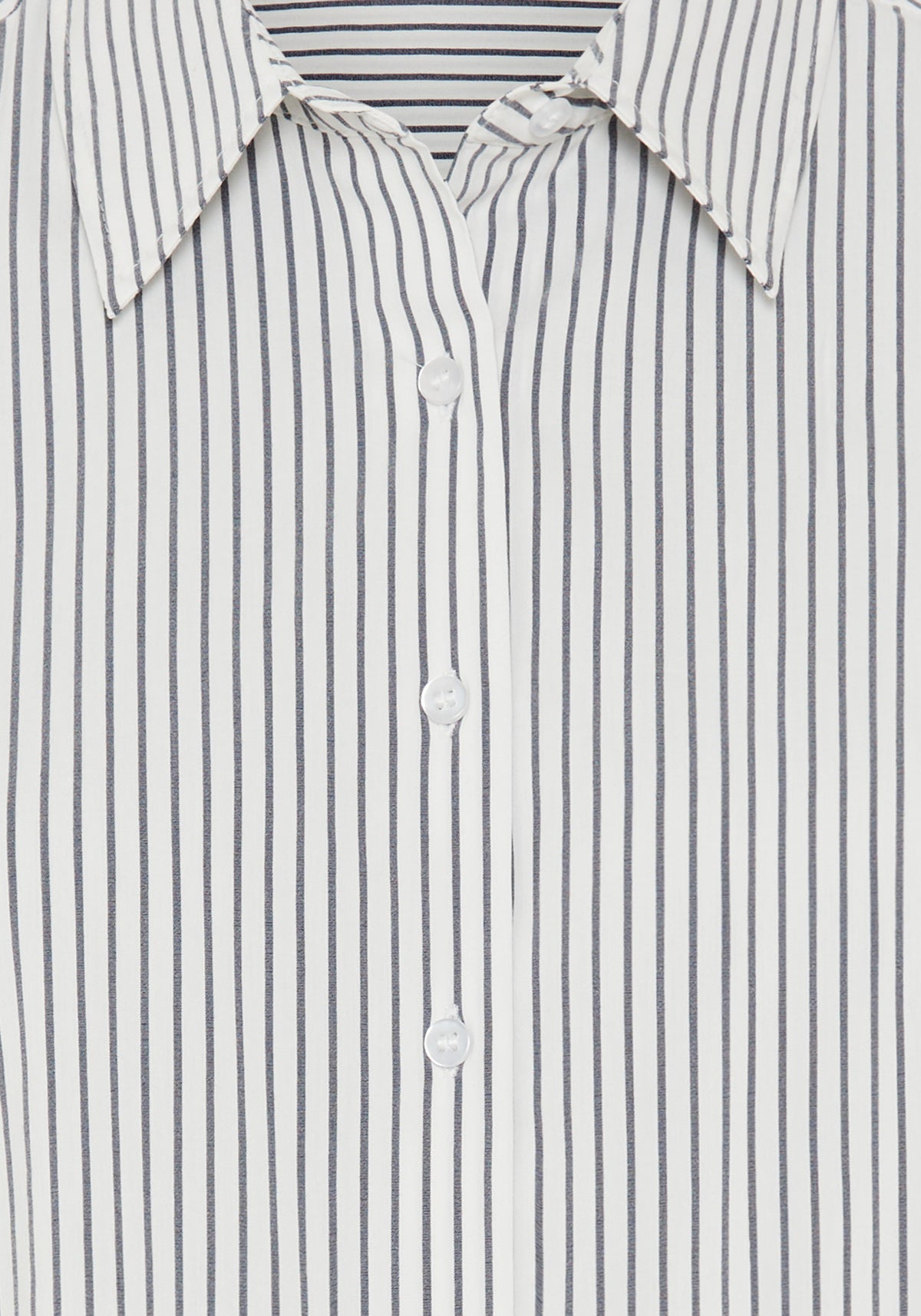 Striped Cropped Shirt