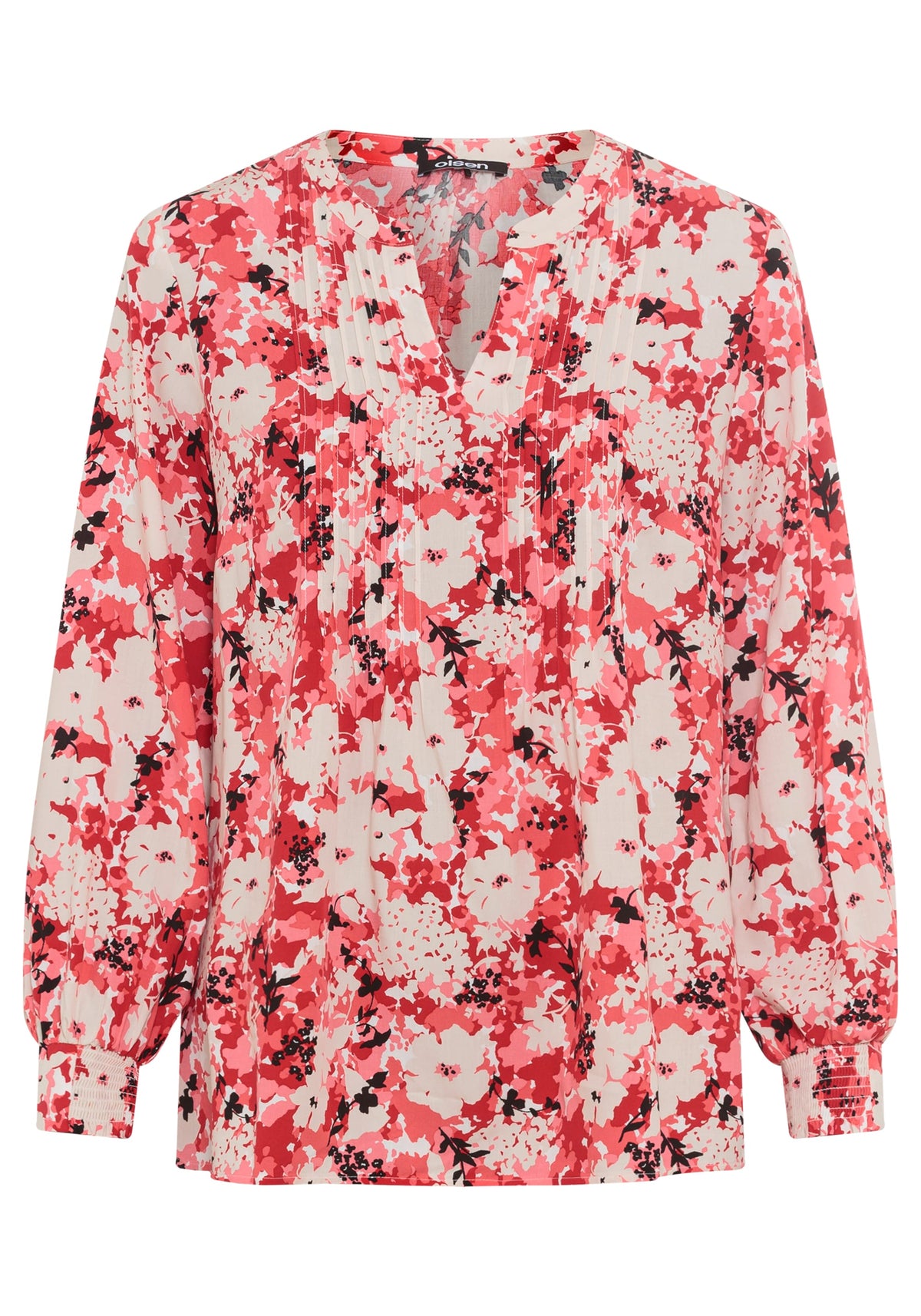 Floral Camo Tunic Blouse