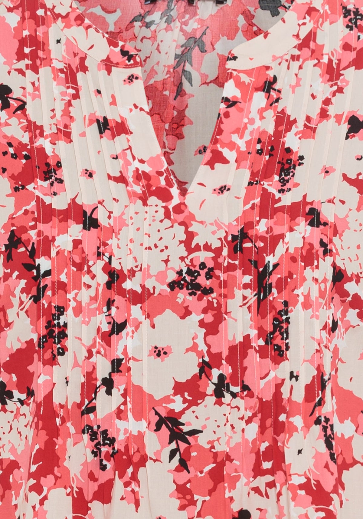 Floral Camo Tunic Blouse