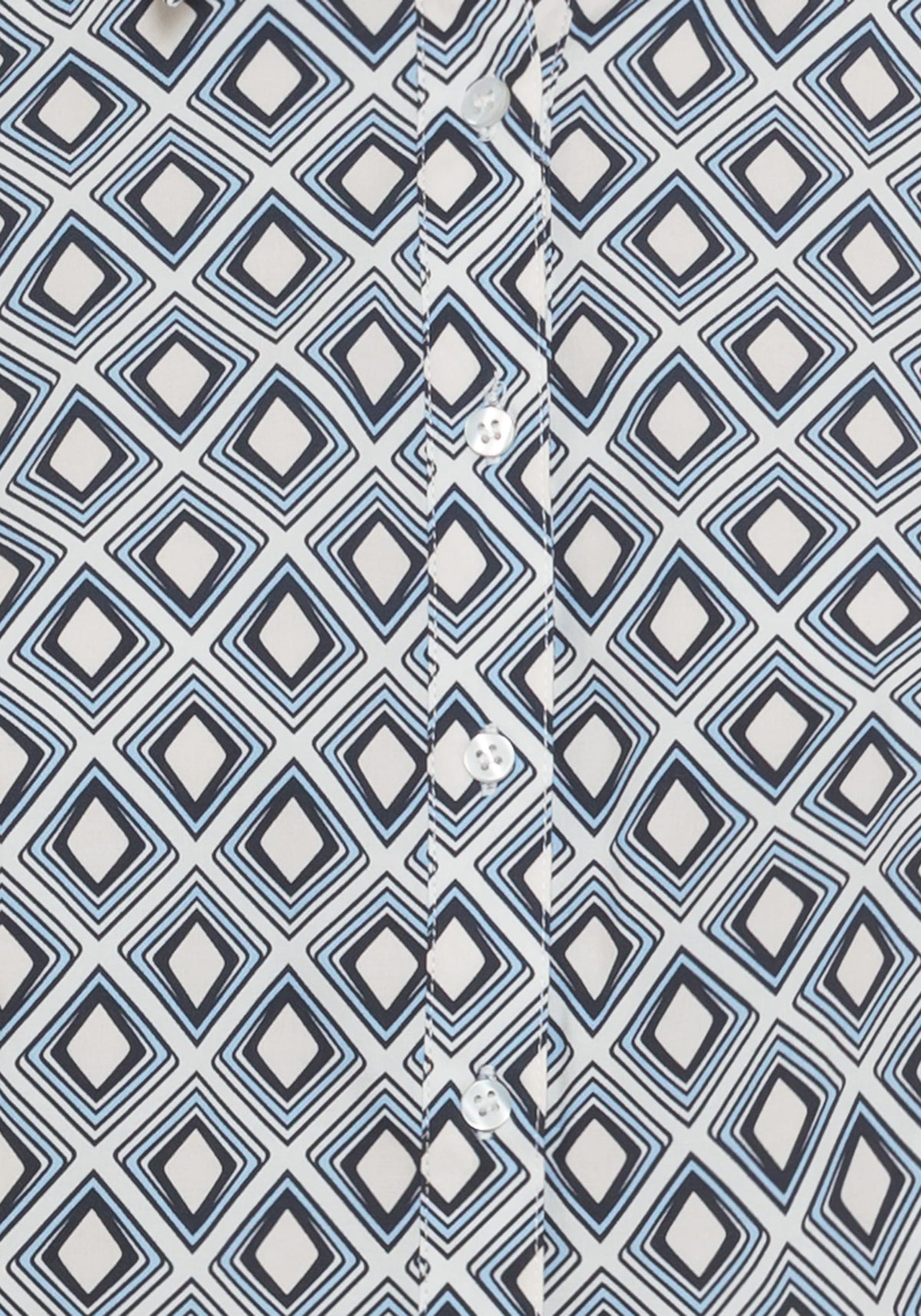 Diamond Pattern Tailored Shirt