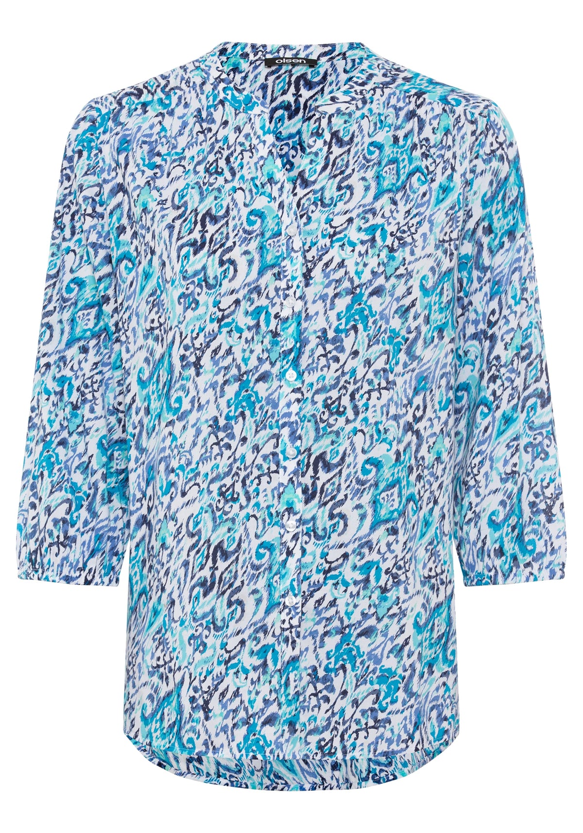 Ikat Print Tunic Shirt