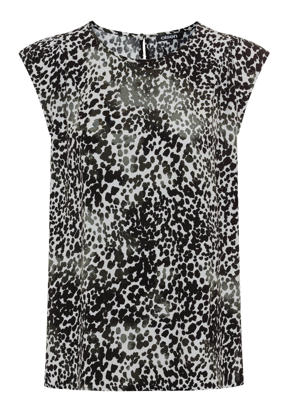 Modern Animal Print Blouse