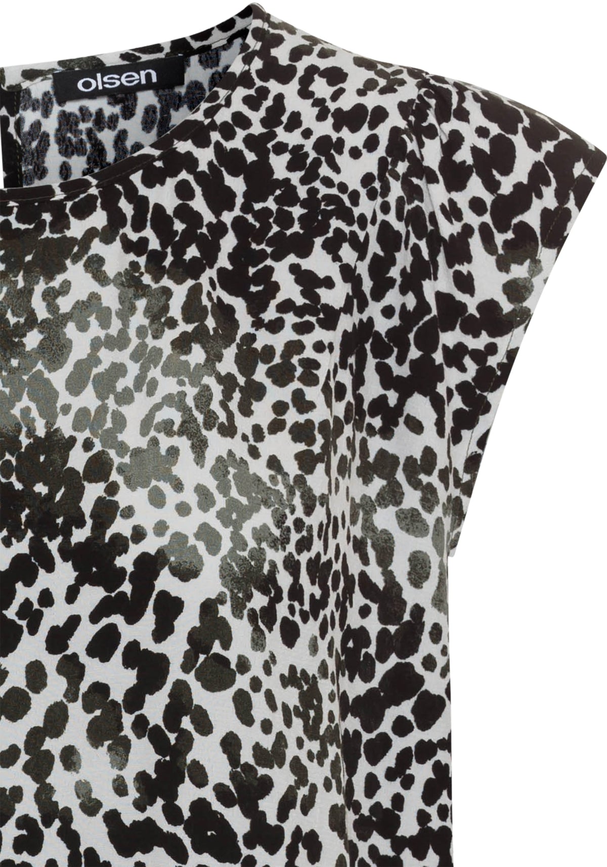Modern Animal Print Blouse