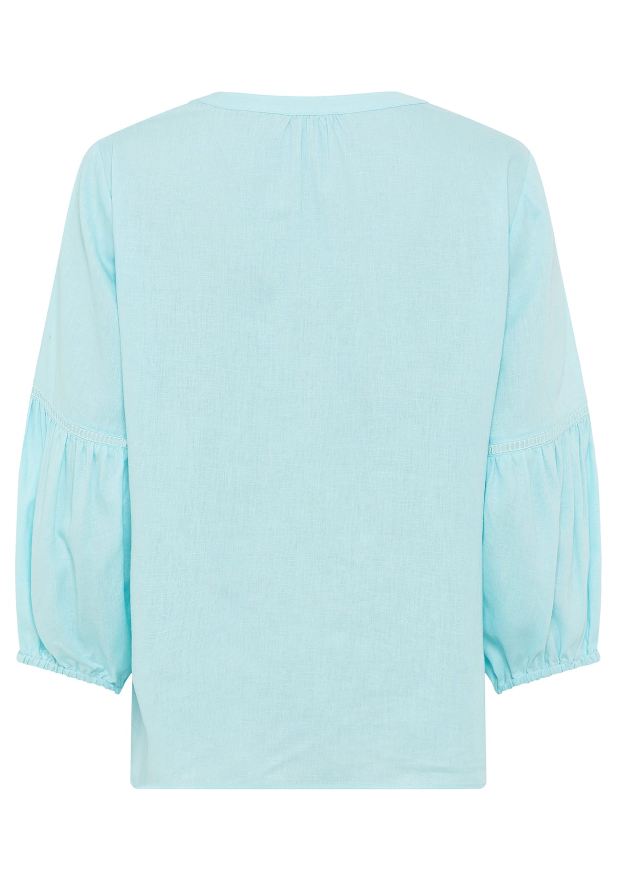 Linen Blend Boho Blouse