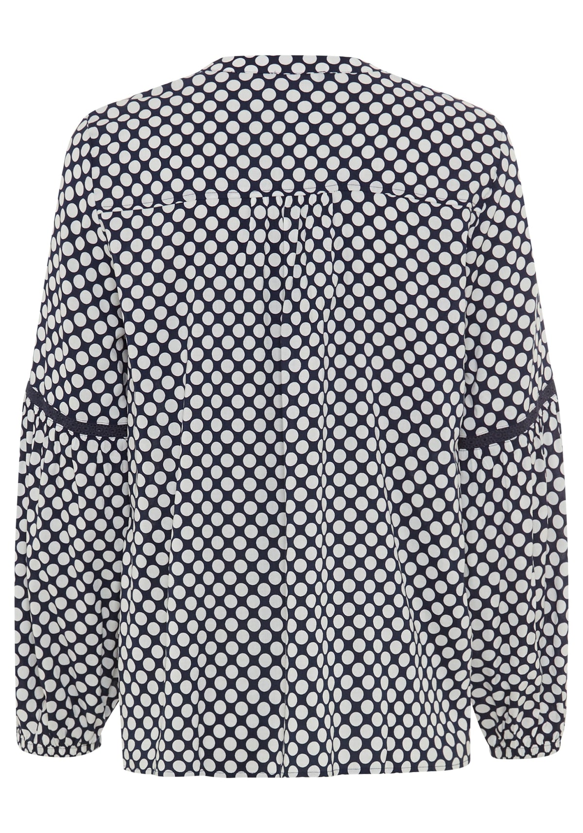 Chemise tunique à pois