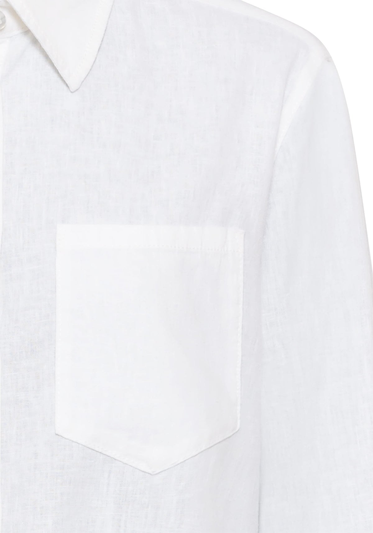Shirt with Rolled Sleeve Tab Detail
