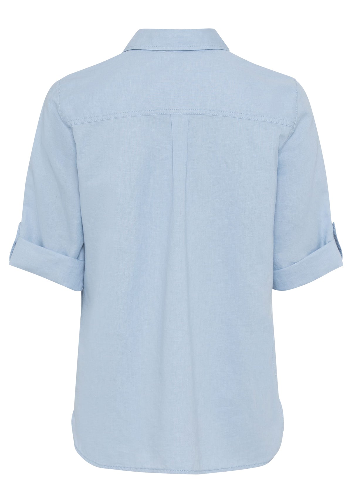 Chemise à pattes de boutonnage à manches roulées