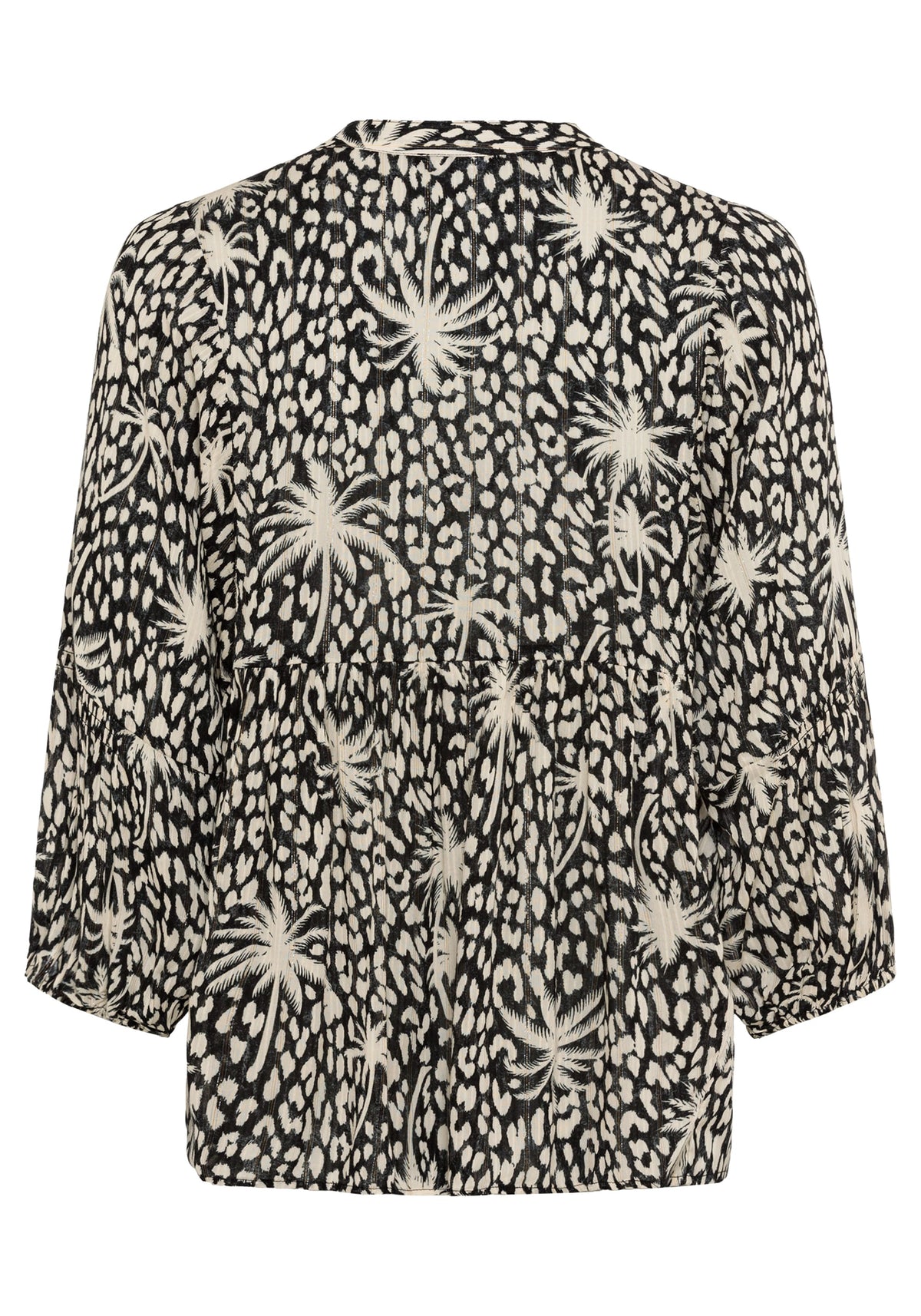 Tropic Mix Print Tunic Blouse