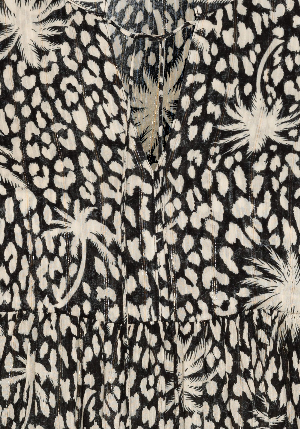 Tropic Mix Print Tunic Blouse