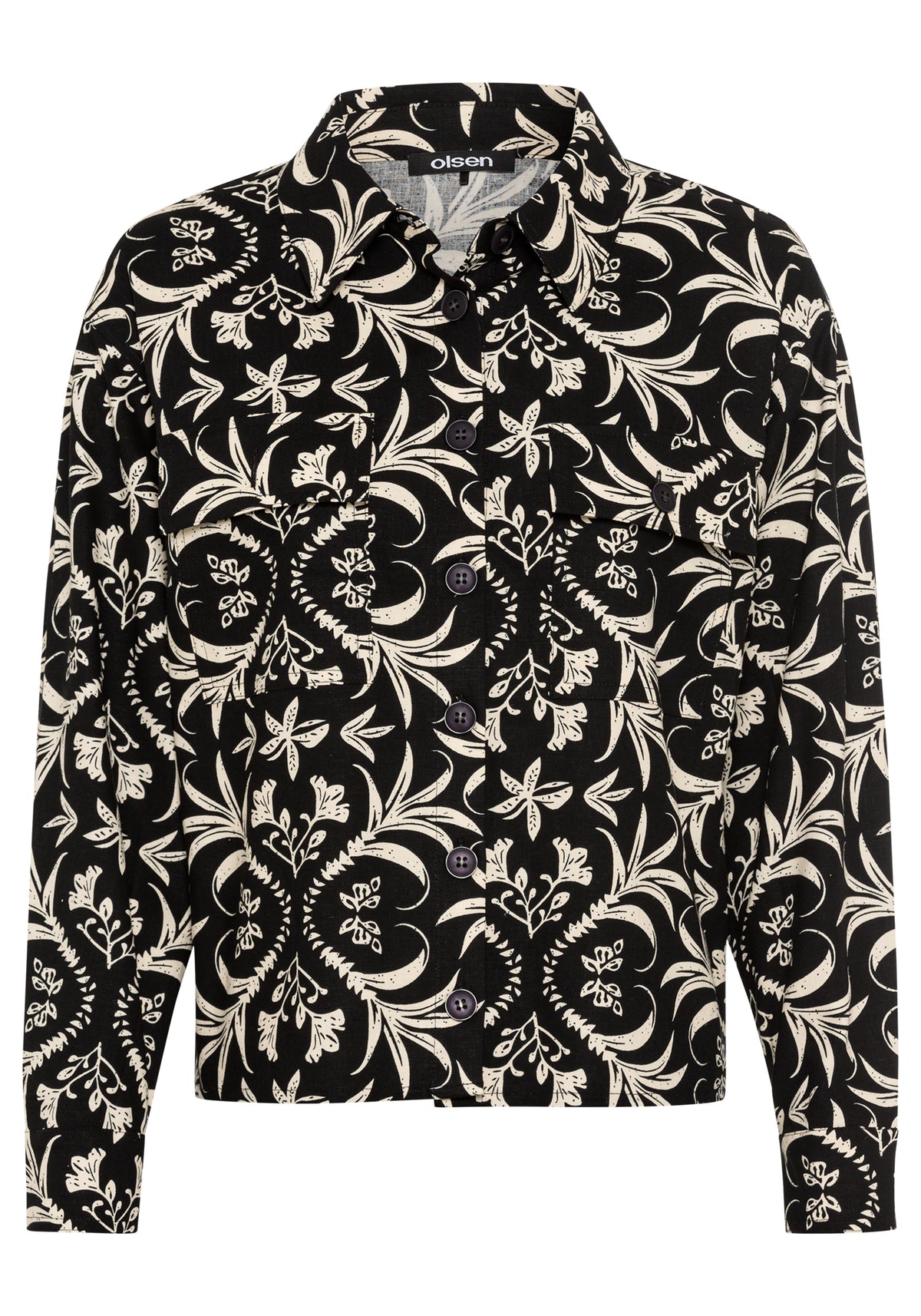 Ornamental Print Jacket