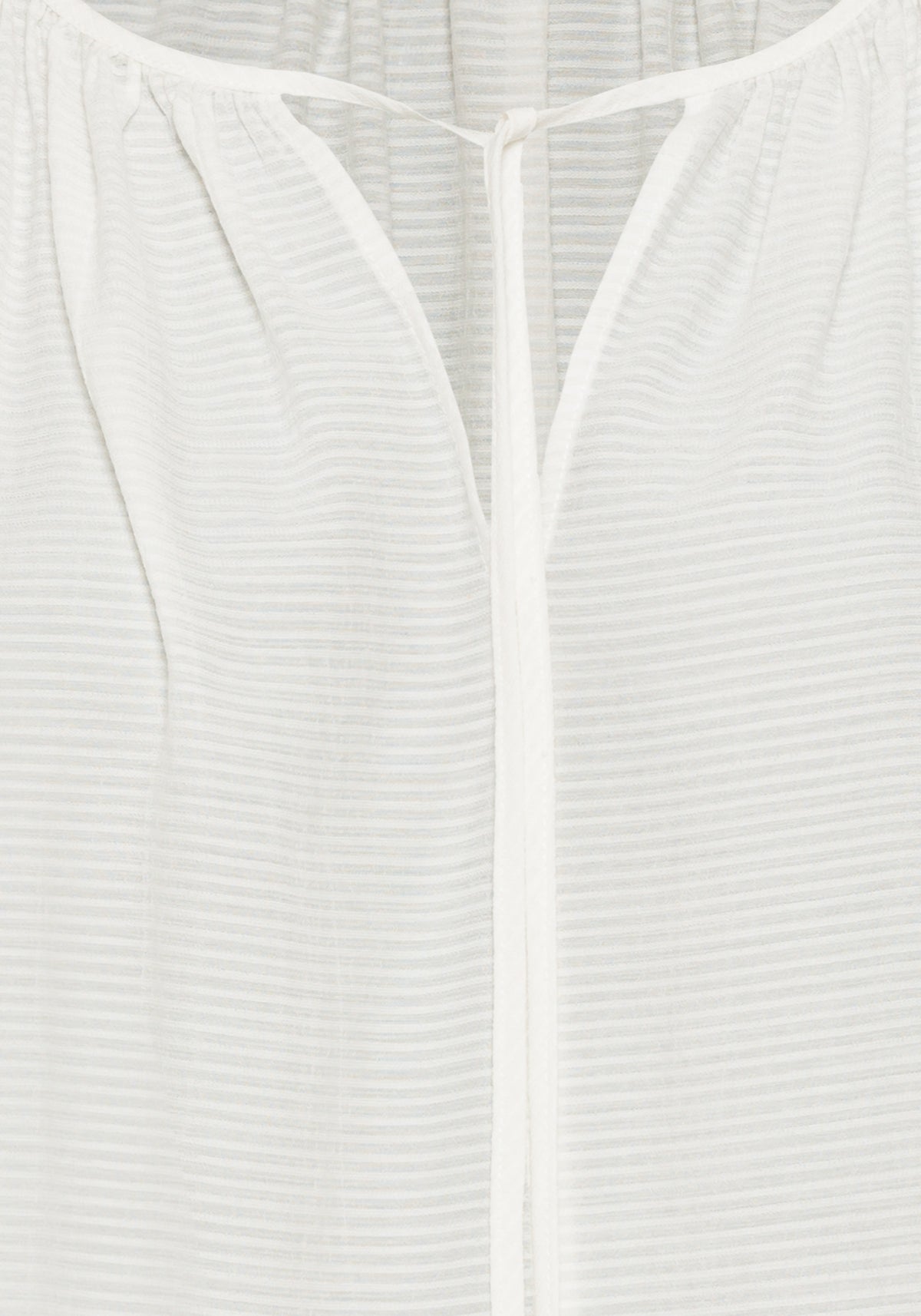 Tie Neck Tunic Blouse