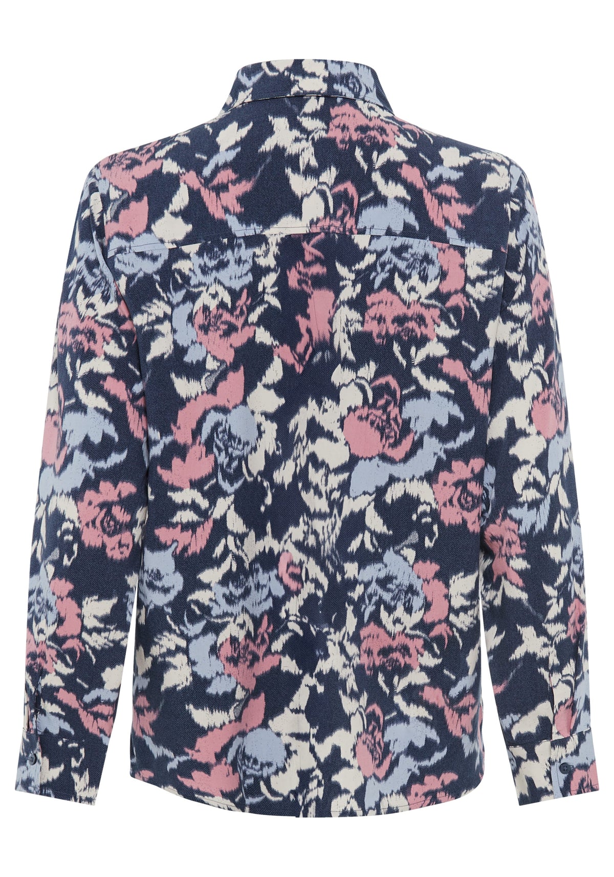 Chemise à fleurs abstraites