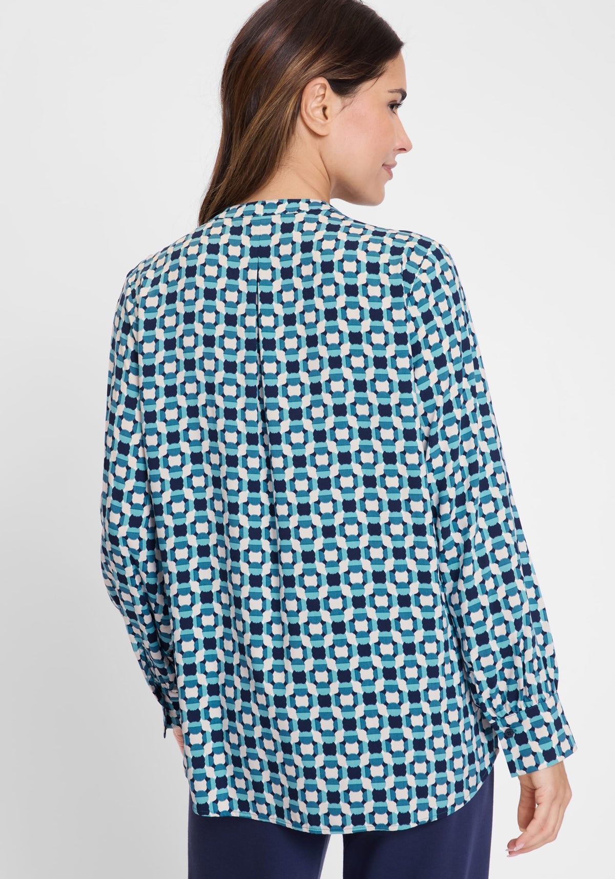 Chemise tunique optique moderne