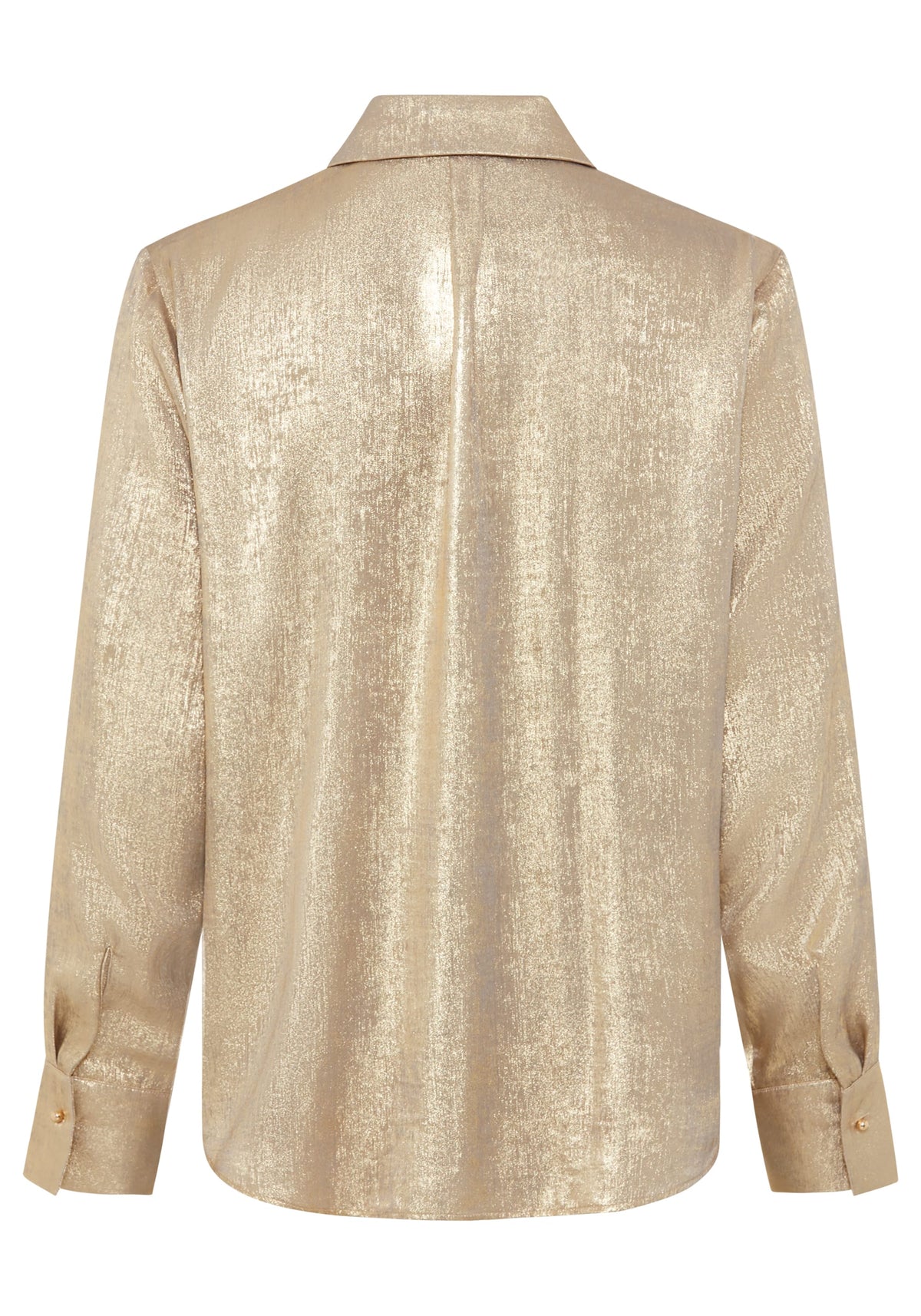 Chemise métallique froissée