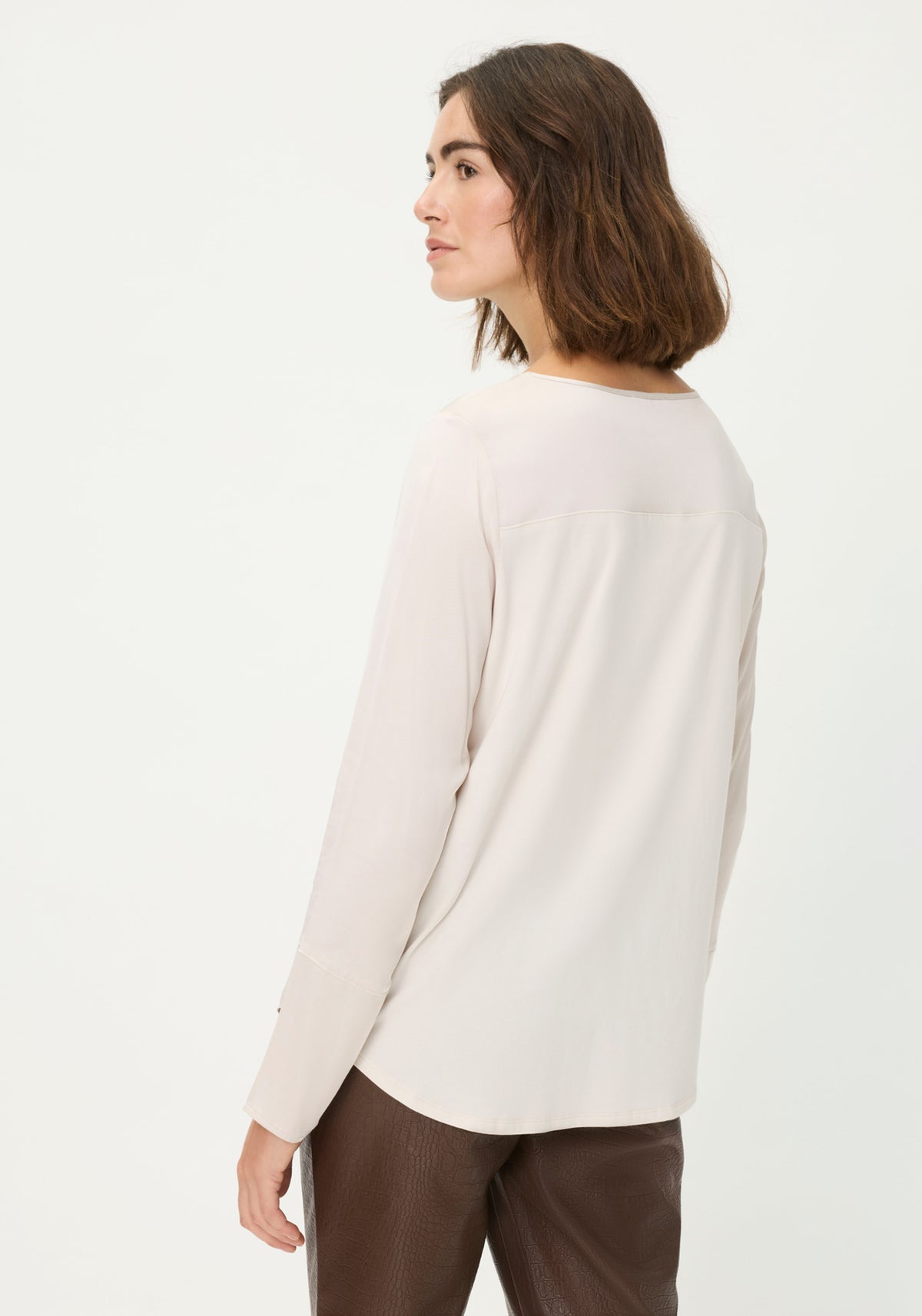 Mixed Media Blouse