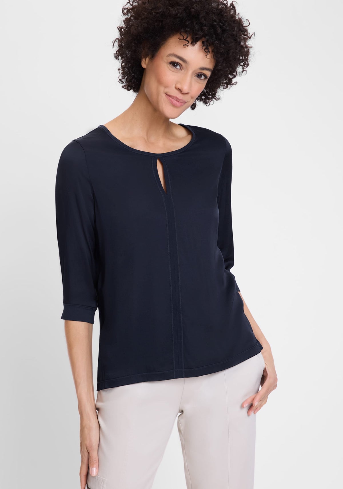 Sateen Effect Solid Top