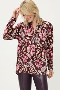 Vintage Floral Print Shirt