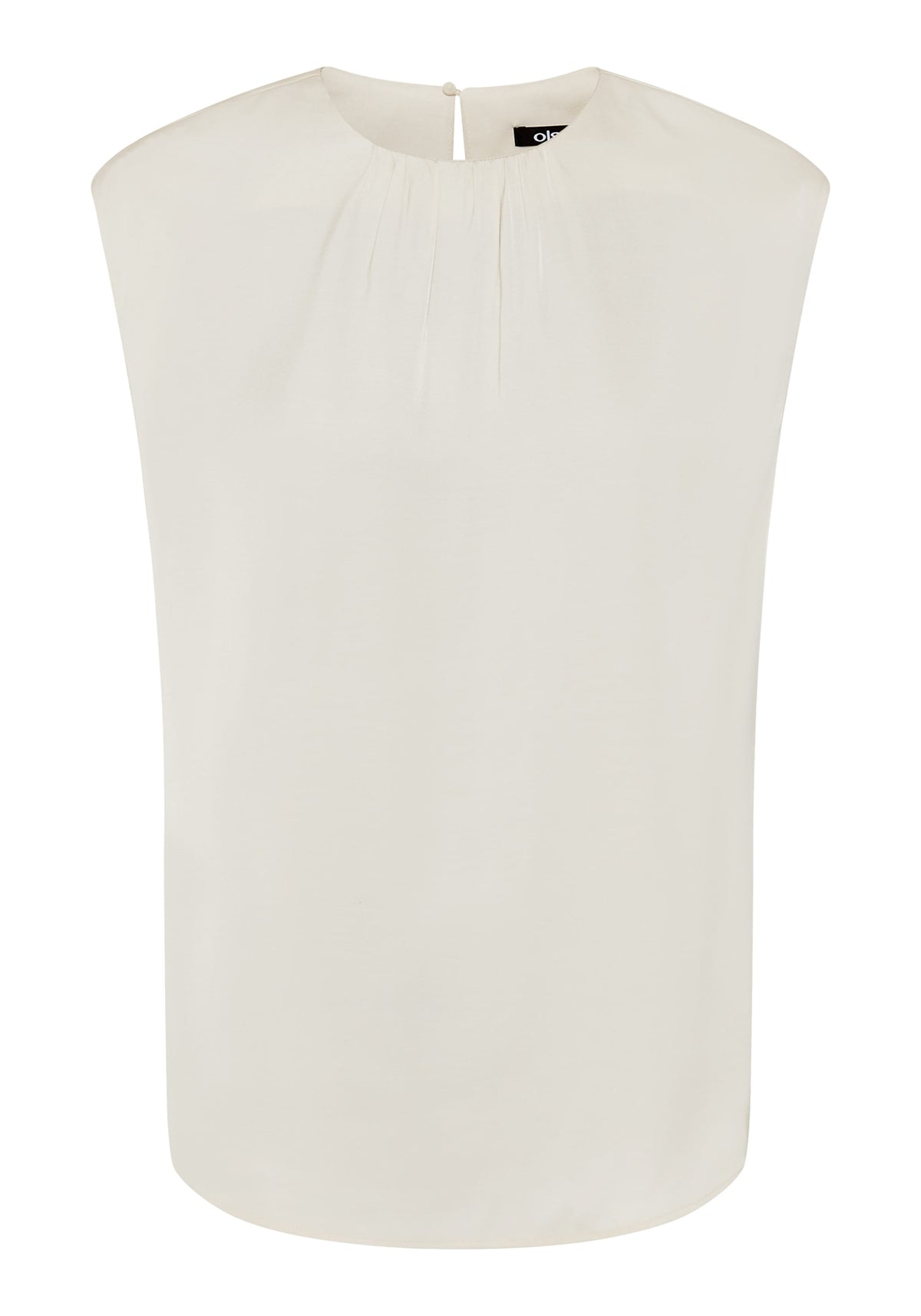 Satin Effect Sleeveless Shell