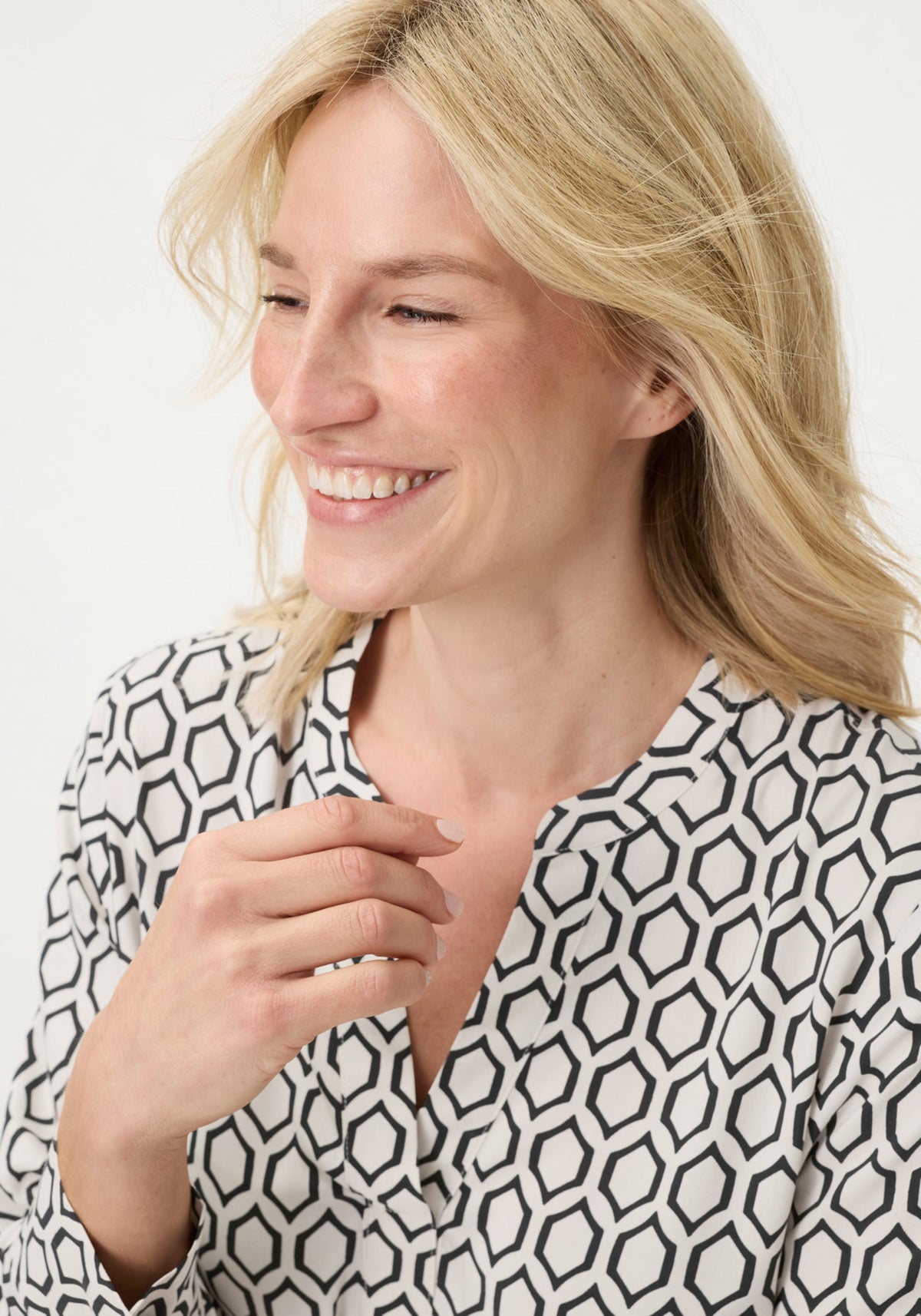 Chemisier tunique graphique