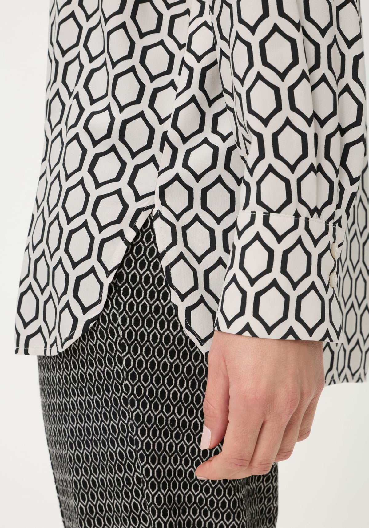 Chemisier tunique graphique