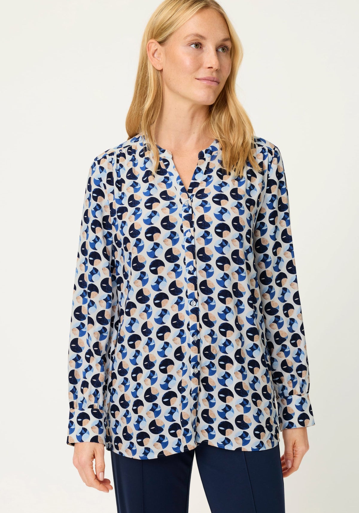 Blouse à pois