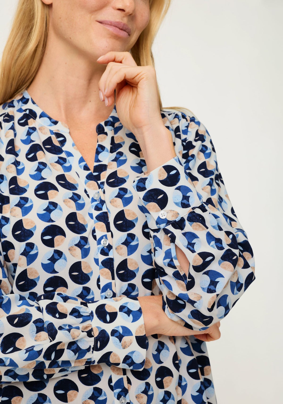 Blouse à pois