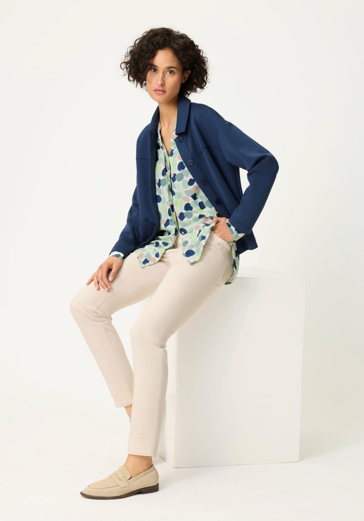 Blot Print Blouse