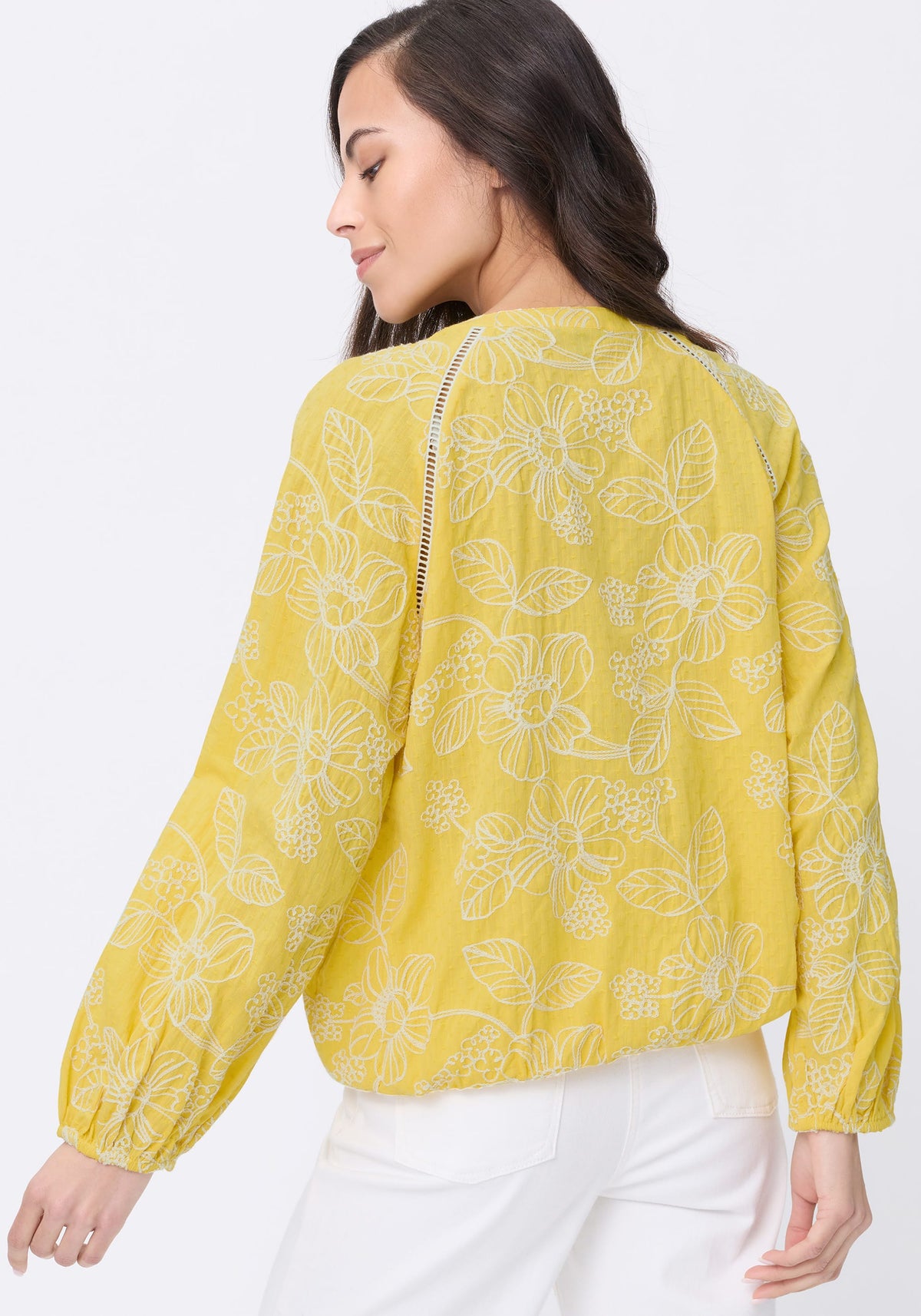 Blouse tunique brodée