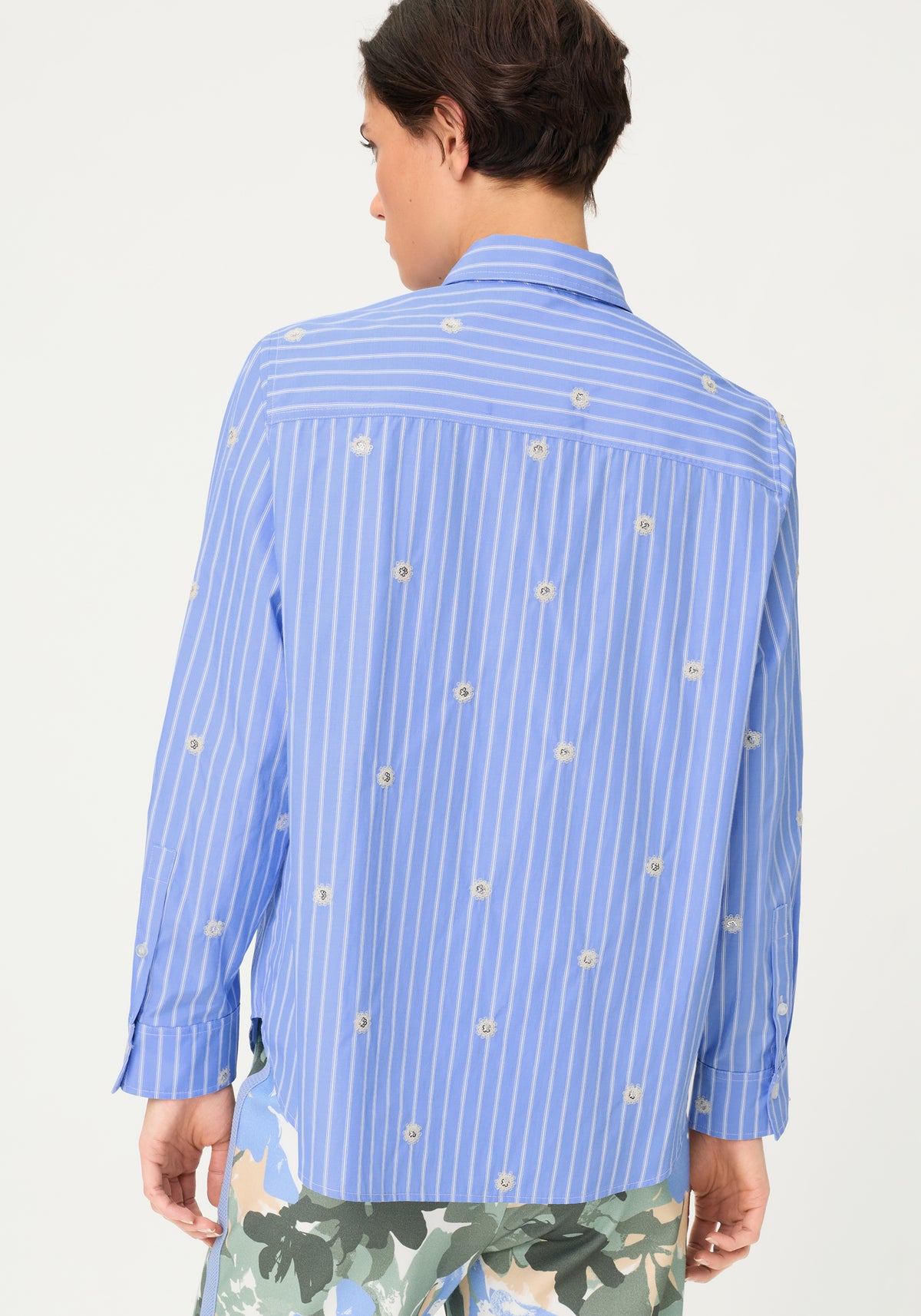 Embellished Stripe Shirt
