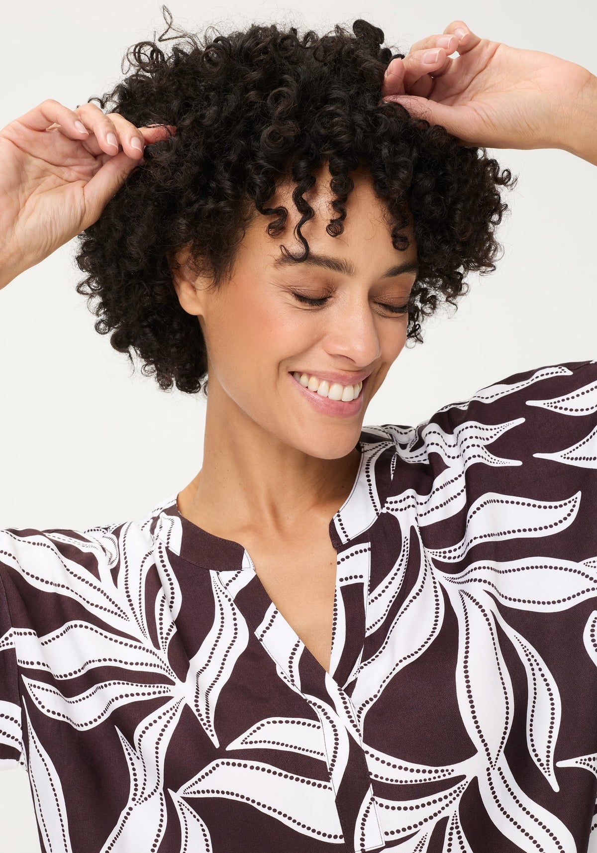 Blouse à pois