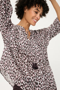 Leopard Tunic Blouse