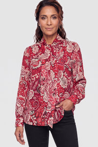Chemisier à motifs Paisley