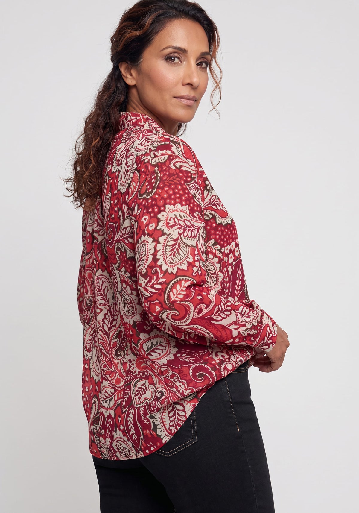 Chemisier à motifs Paisley