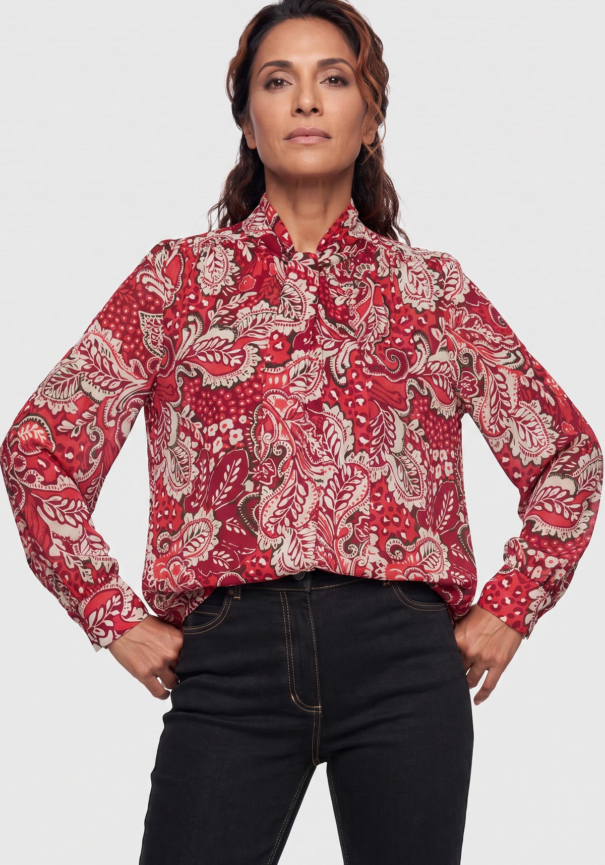 Chemisier à motifs Paisley