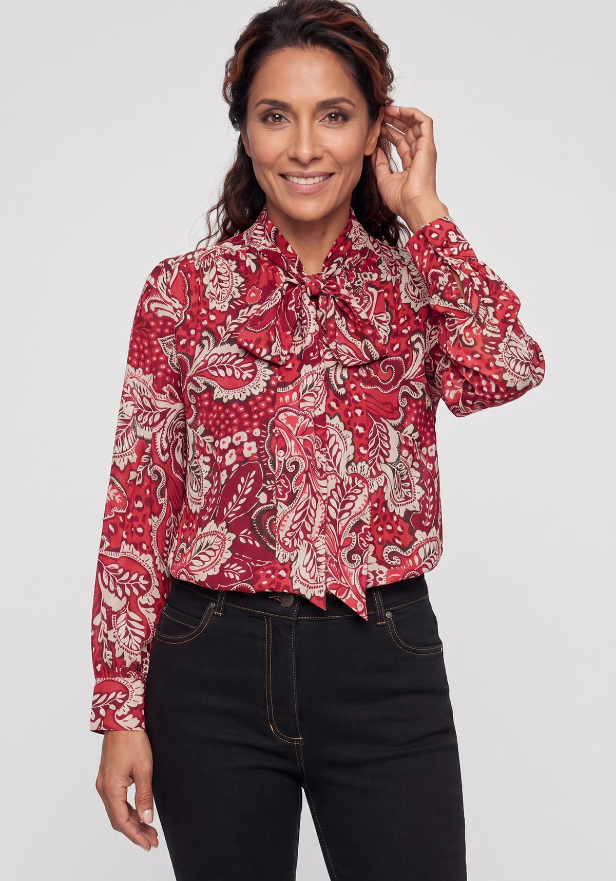Chemisier à motifs Paisley