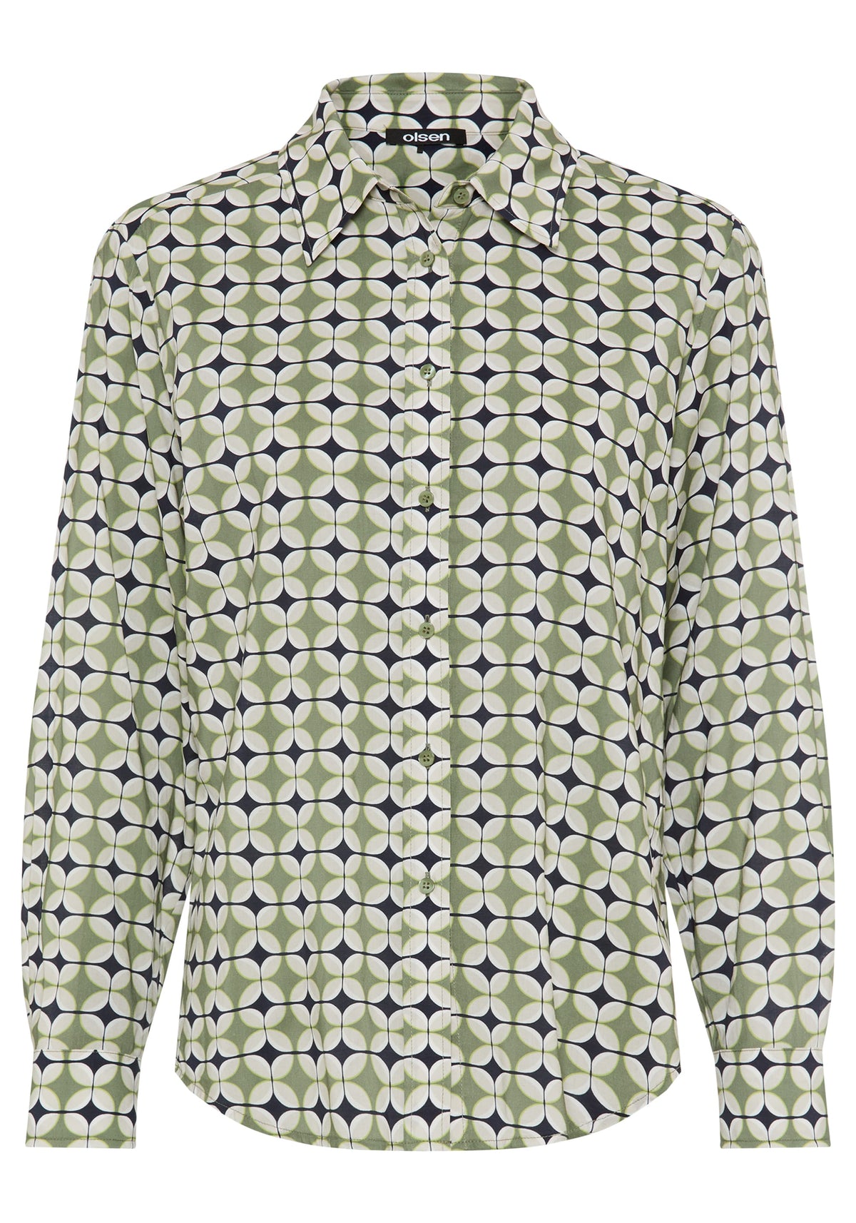Retro Geo Print Shirt