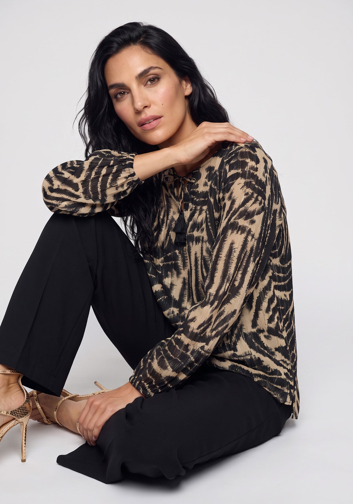 Printed Tunic Blouse