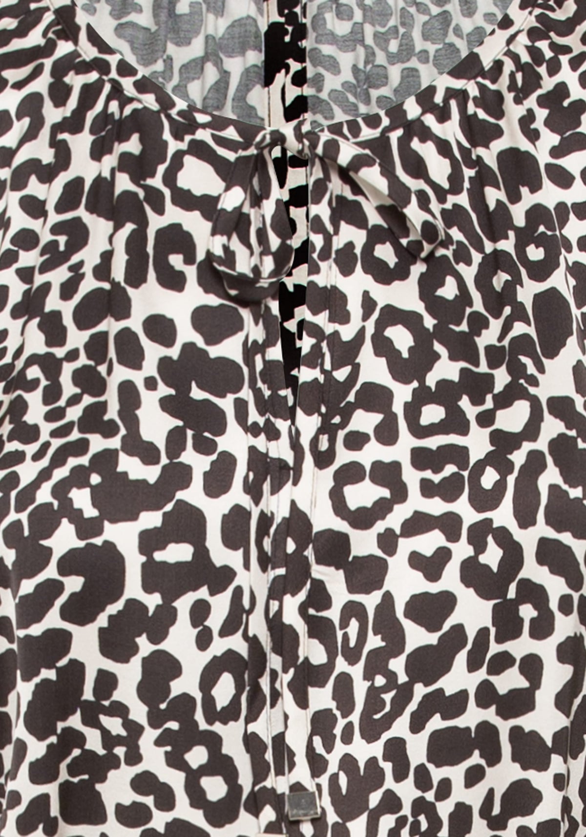Satin Effect Leo Midi Dress