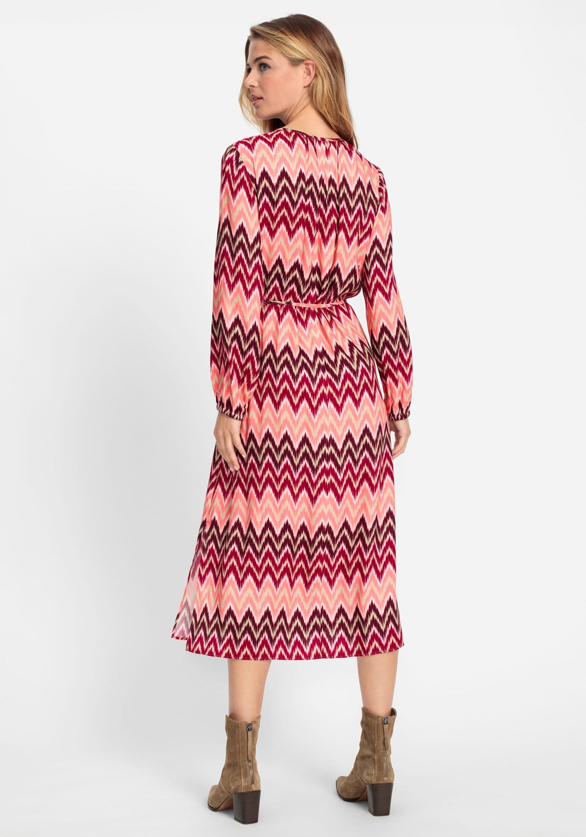 Chevron Midi Dress