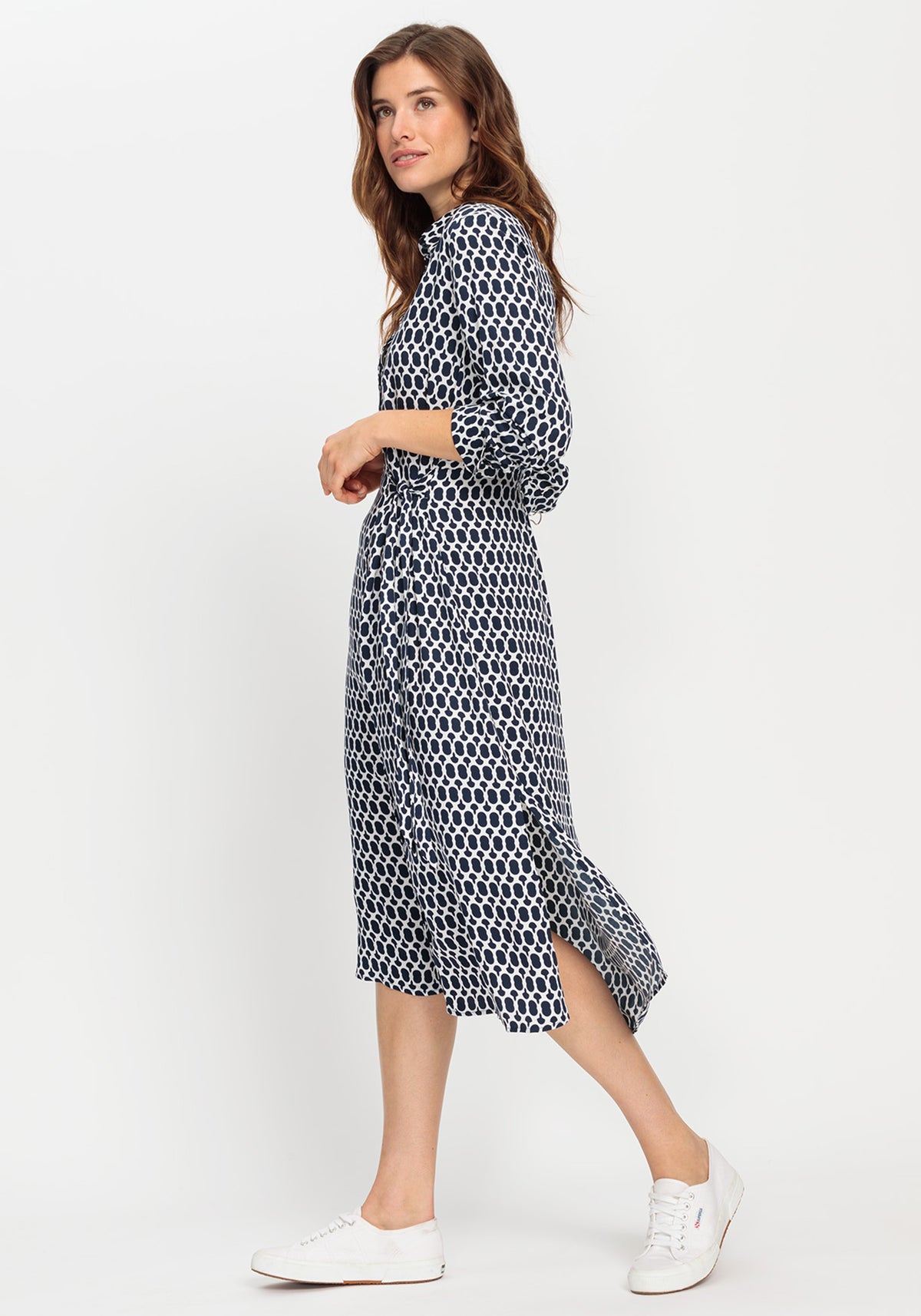 Shirt Dress with Waist Tie Detail