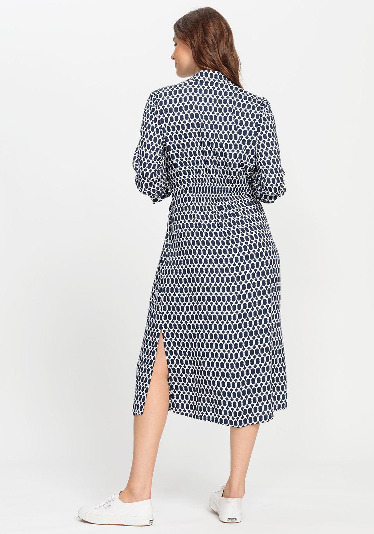 Shirt Dress with Waist Tie Detail