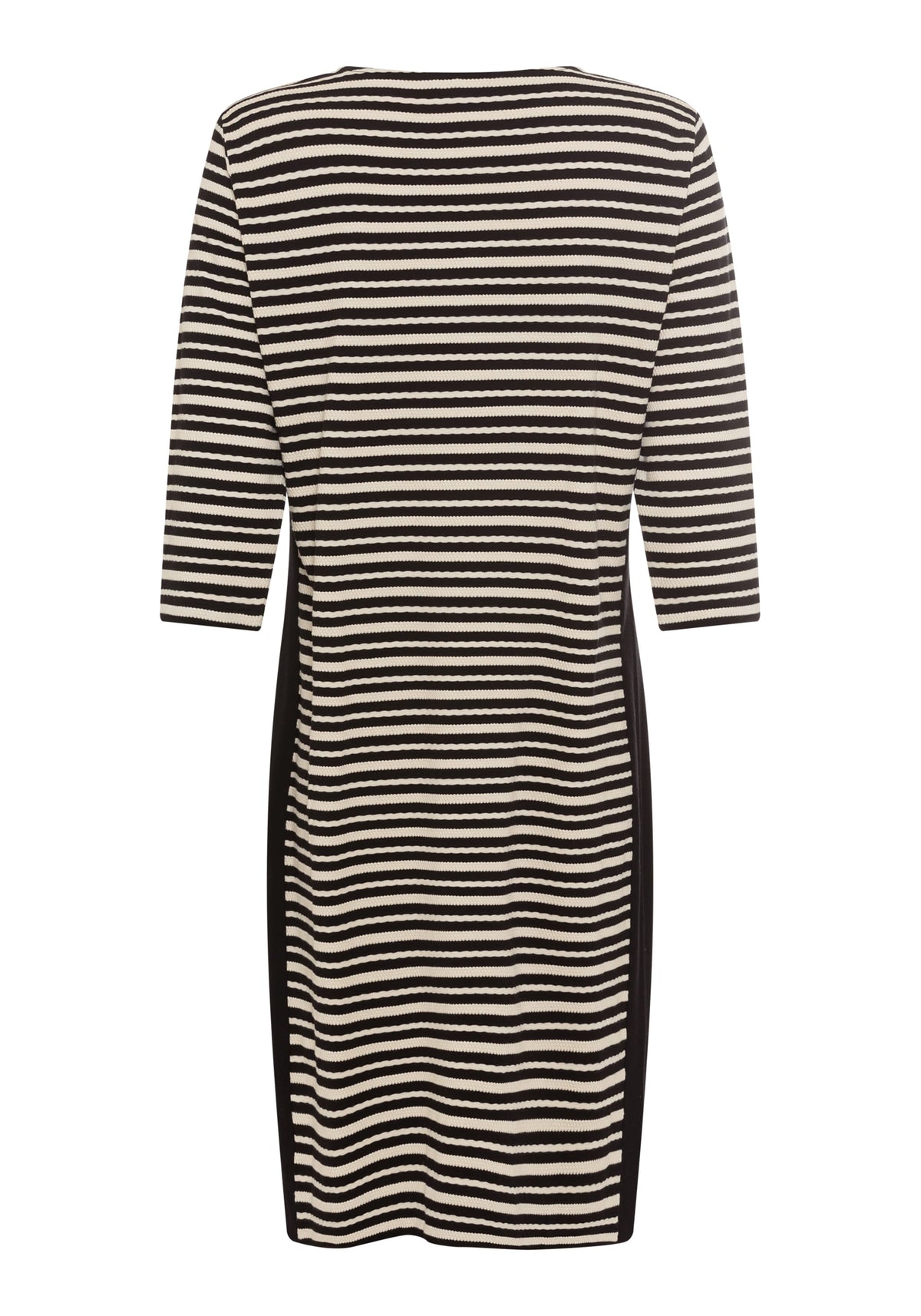Robe texturée à rayures