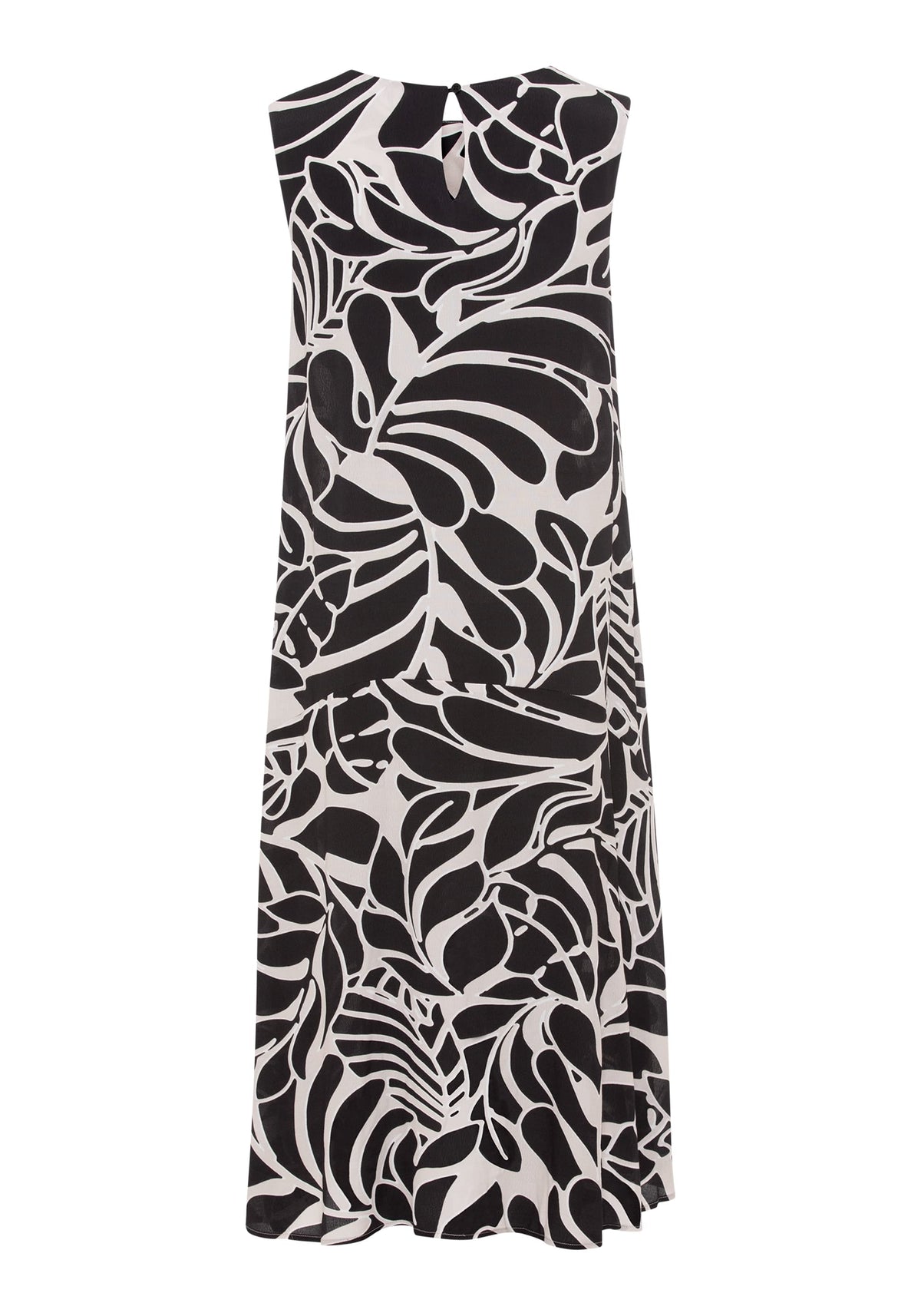 Robe A-Line imprimée sans manches