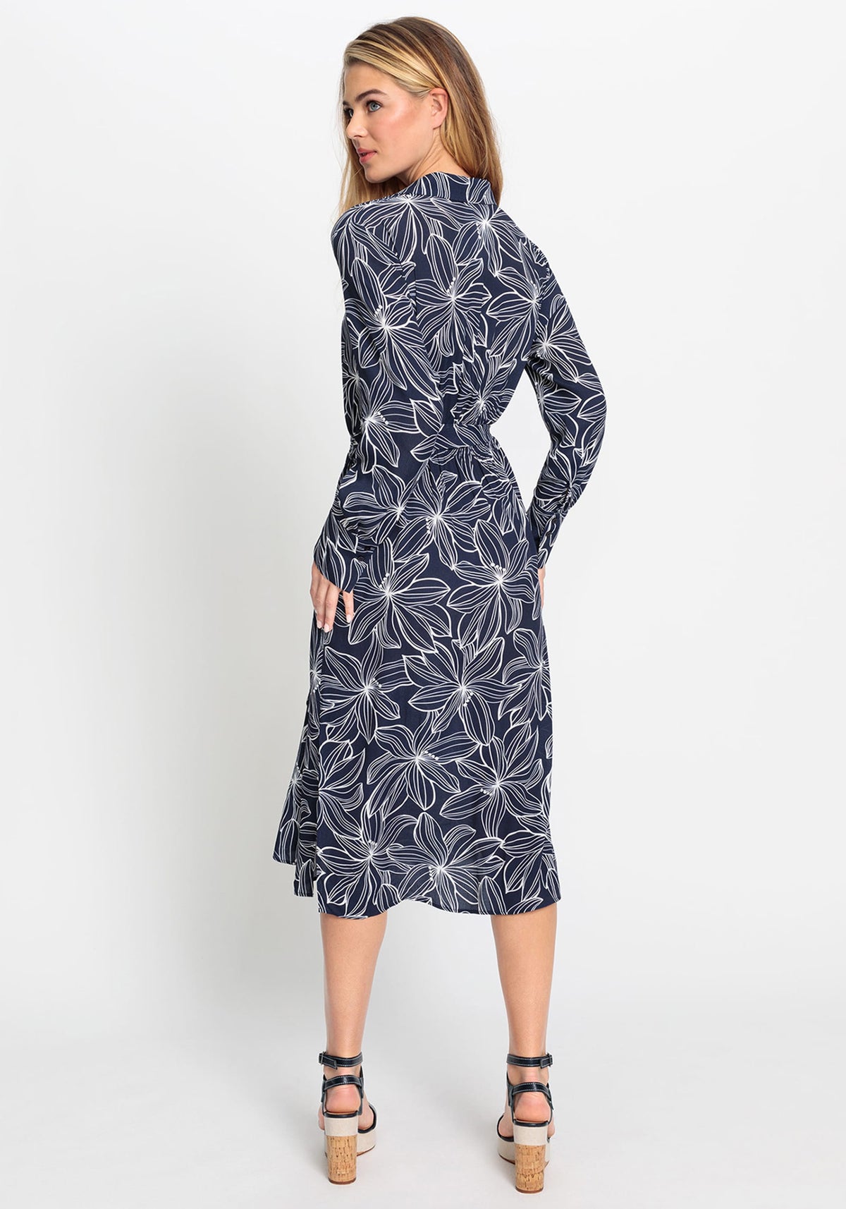 Floral Shirt Dress