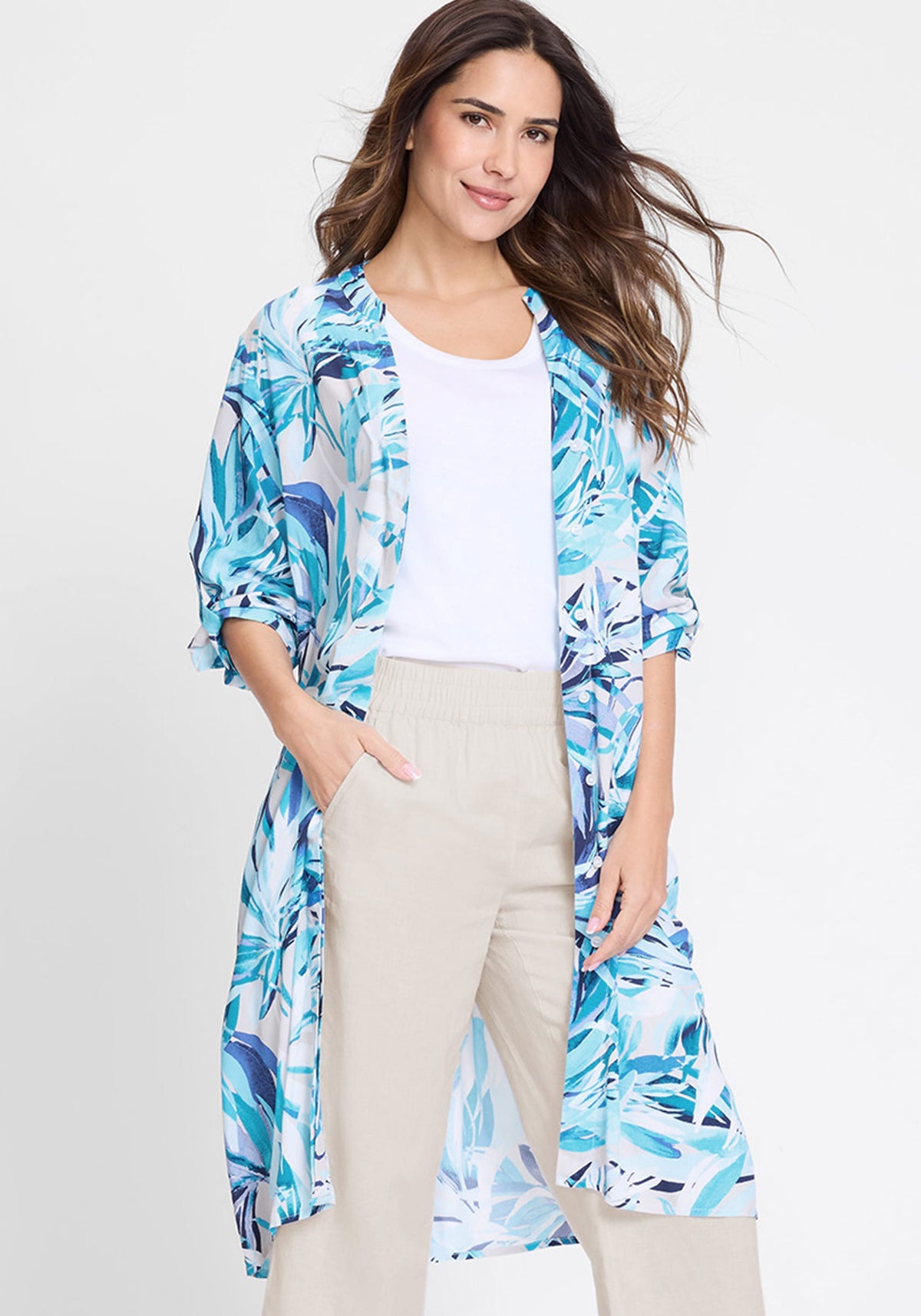 Robe tunique imprimée