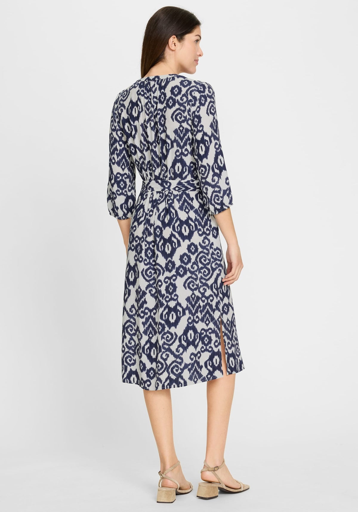 Ikat Print Tunic Dress