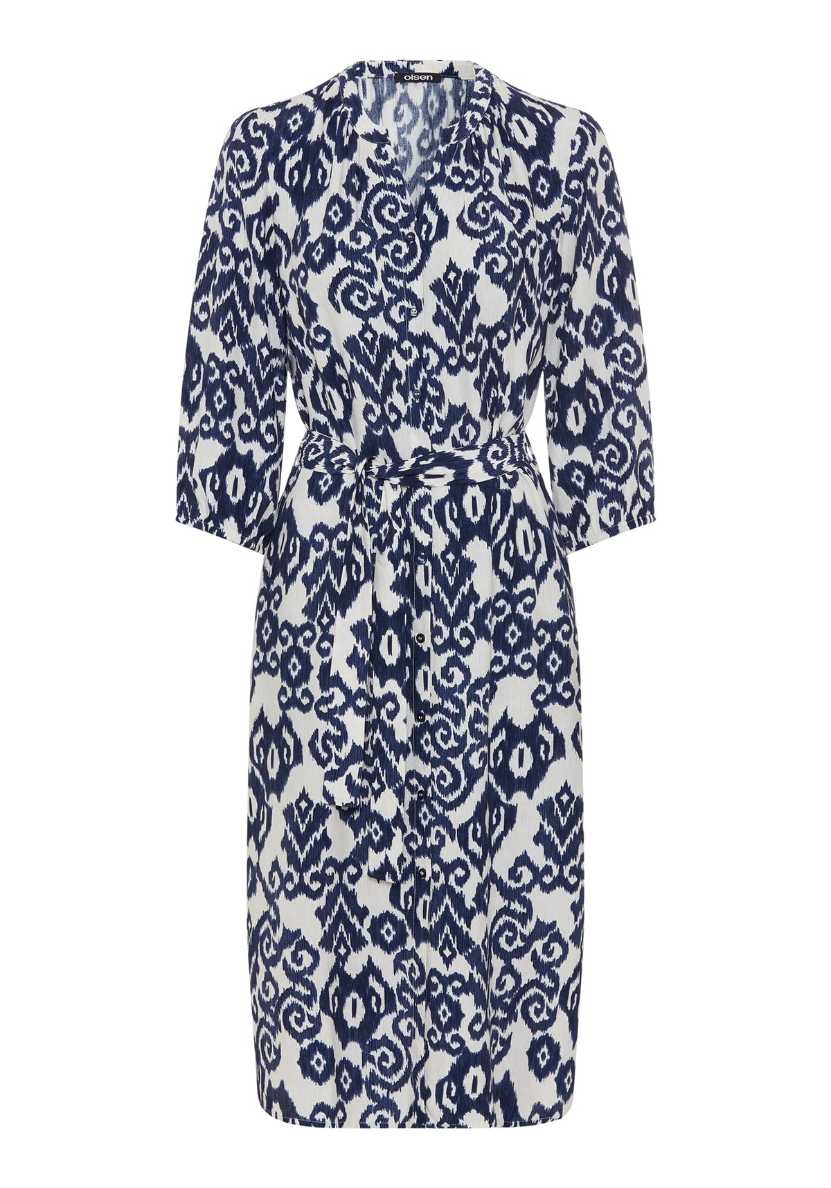 Ikat Print Tunic Dress