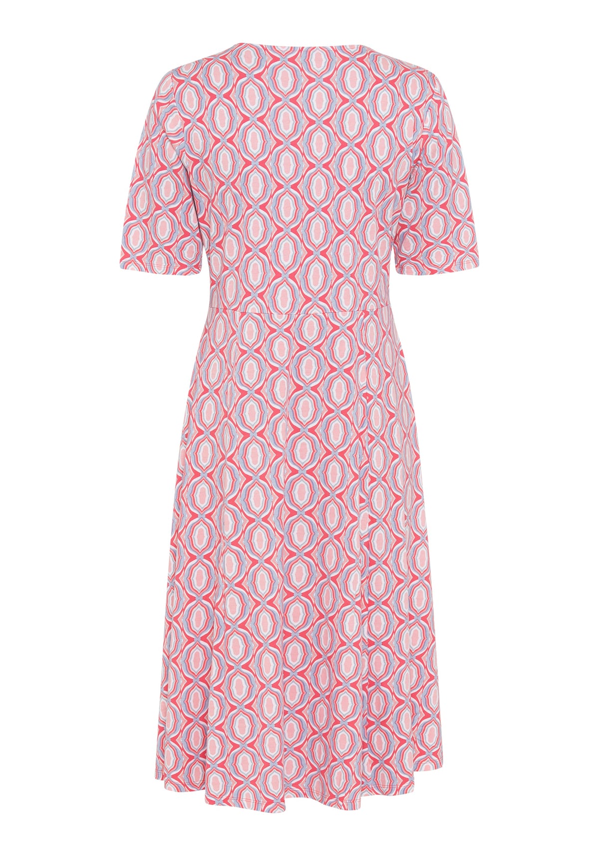 Ornamental Print A-Line Dress